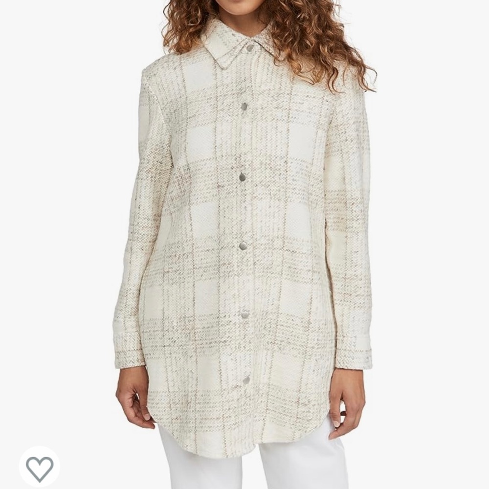 BB DAKOTA by Steve Madden For The Road Jacket, Alabaster Size L